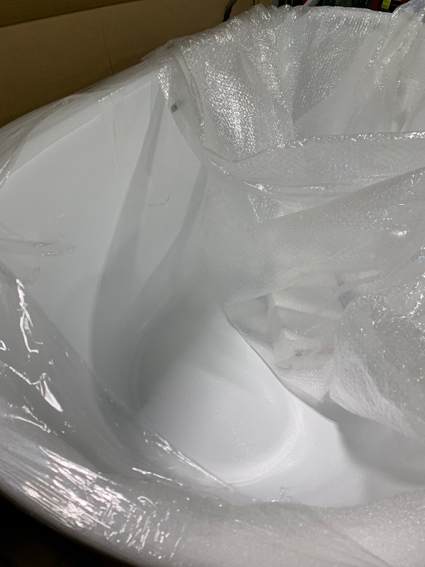 Photo 1 of *****ONLY BATHTUB****** ****NO GOLDEN PARTS*****  WOODBRIDGE 59" Freestanding White Acylic Soaking Bathtub , BTA1514-BG