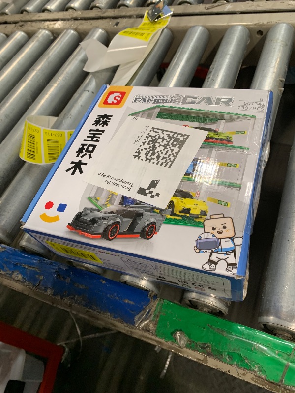 Photo 1 of ****SIMILAR ITEM***** NEWABWN Creative Three-Story Building Block Garage with Display Features, Compatible with Small Lego Cars , Ideal for 8-Studs Wide Building Blocks Cars (Cars Not Included)