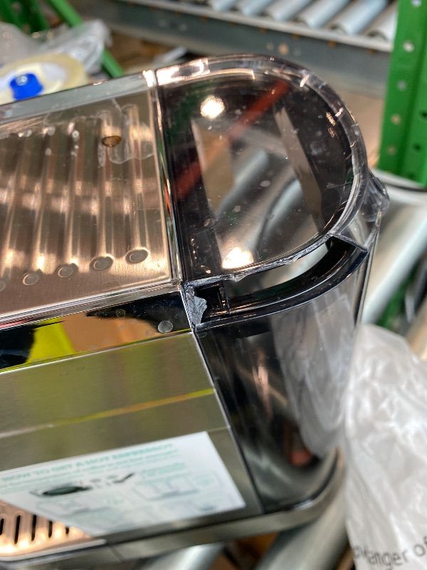 Photo 1 of **SEE CLERK NOTES*** CASABREWS CM5418 Espresso Machine 20 Bar, Compact Espresso Maker with Steam Milk Frother, Stainless Steel Coffee Machine with 34oz Removable Water Tank for Cappuccino, Latte, Silver