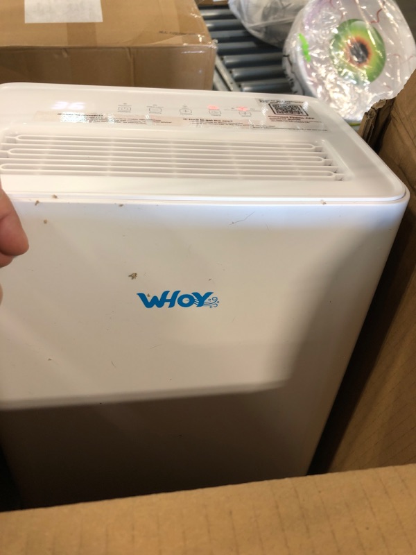 Photo 1 of ************turned on - not tested****************Dehumidifier for Basements, 2000 Sq. Ft., 30 Pints, Max 50 Pints 1.6L Tank, App-Controlled, With 4.9 ft Drain Hose Low noise, for Living room, Basements and Office