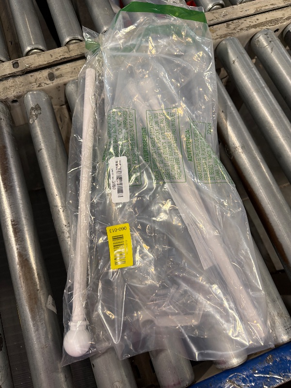 Photo 1 of ****ONE HOOK MESSING*** White Curtain Rods for Windows 28 to 48 Inch, Heavy Duty Curtain Rod Set with Brackets, Decorative Adjustable Curtain Rods for Bedroom, Living Room, 5/8" Metal Drapery Rod