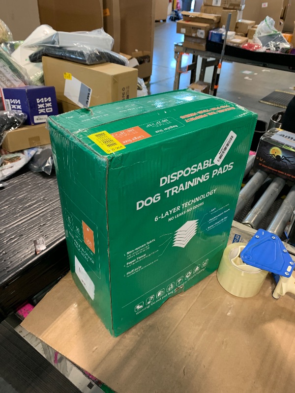 Photo 1 of ********Some pieces are stained********100 Count Large Dog & Cat Puppy Pee Pads - 28"x30" Absorbent Potty Training Pads | Leakproof Quick-Dry Disposable Pet Pads for Puppies, Dogs & Cats | Indoor, Outdoor, Litter Box, Housebreaking Use