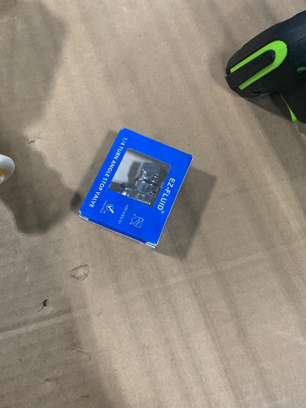 Photo 1 of (1) EZ-Fluid Heavy Duty 1/2" Nom. (5/8" OD Comp) x 3/8" OD Comp Angle Stop Valve,1/4 Turn Handle,Chrome Brass Water Shut Off Ball Valve For Water Pipes,Bathroom,Kitchen