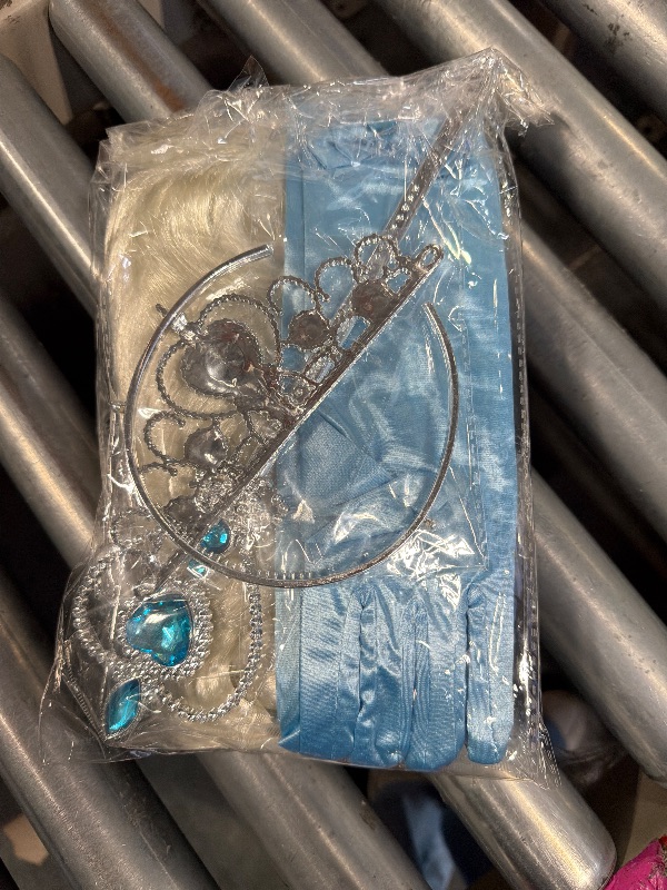 Photo 1 of ****REFERENCE PICTURE***MTLEE Princess Wig Princess Cosplay Tiara Wand Costume Gloves Dress up Costume Cosplay Accessories for Birthdays Parties