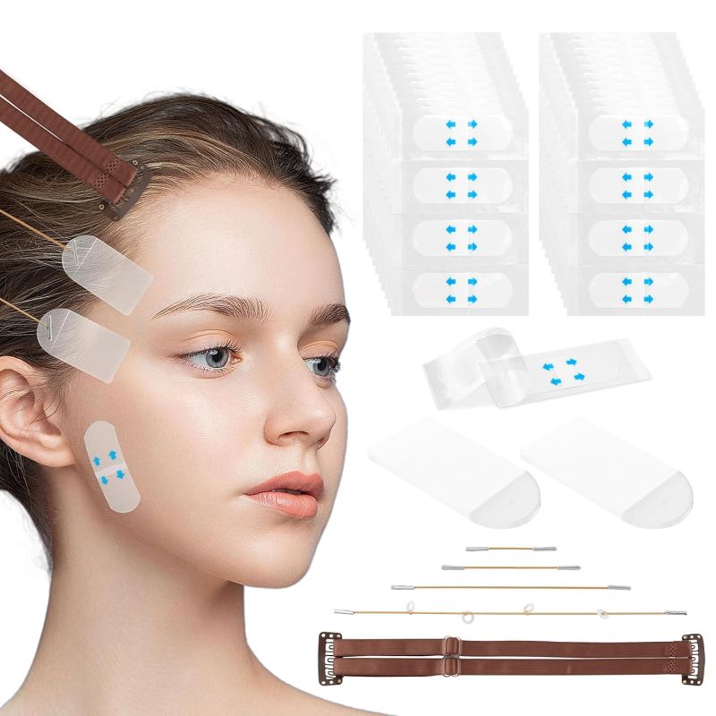 Photo 1 of
****REFERENCE PICTURE**** 270pcs Face Lift Kit Face Tape Lifting Invisible Neck Tape Lifting Invisible Facelift Band Sagging Skin Facial Liftings Stickers(COLOR:clear)