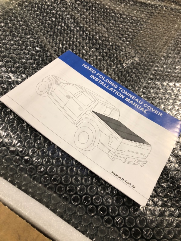 Photo 1 of *****BRAND NEW ITEM****** 5.5' Hard Folding Truck Bed Tonneau Cover fits 2015-2026 Ford F-150 (Incl.F-150 Lightning) 5'5"Bed, Heavy-Duty Lock Cover w/Waterproof Fiberglass Design | No-Drill Installation & Anti-Theft Security