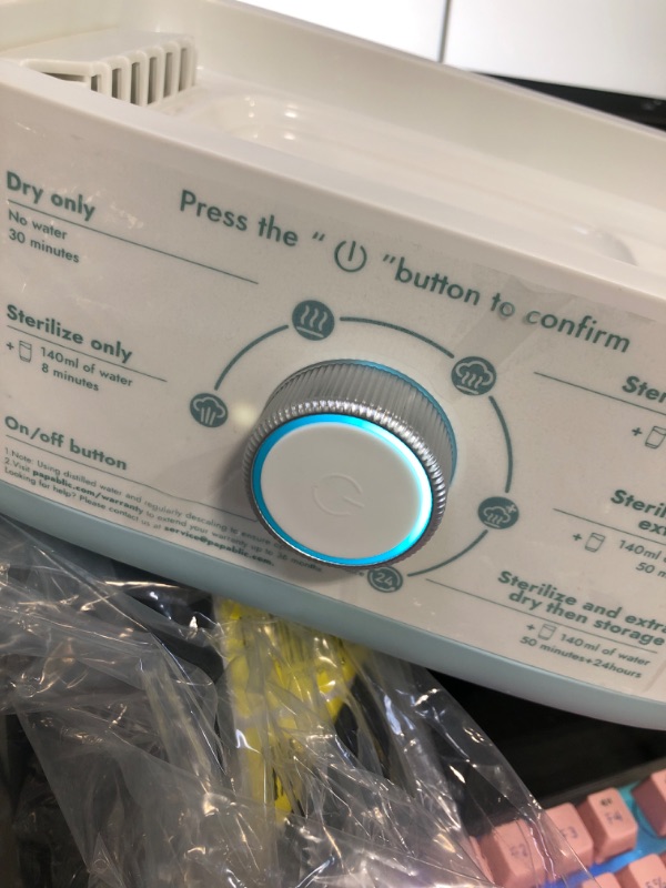 Photo 1 of *****IT TURNS ON PERFECTLY***** Papablic Baby Bottle Sterilizer and Dryer Pro, Esterilizador De Biberones, Electric Steam Sterilizer for Baby Bottles, Pacifiers, and Pump Parts, Large Capacity 10 Bottles