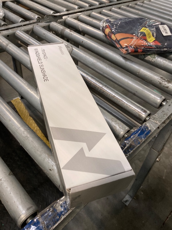 Photo 1 of [2025 Upgrade] Nmoiss Windshield Sun Shade Umbrella - [Vinyl Coating Heat Shield] Protect Car from Sun Rays & Heat Damage Keep Cool and Protect Interior, Spring Structure Edge Medium 56" L x 31" W