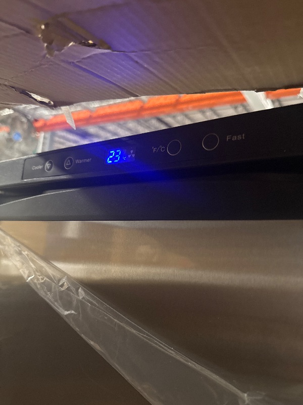 Photo 1 of ******It turns on perfectly.******** VEVOR Beer Kegerator, Dual Tap Draft Beer Dispenser, Full Size Keg Refrigerator With Shelf, CO2 Tank(No Gas), Drip Tray & Rail, 23°F- 82.4°F Temperature Control, 162L, Silver