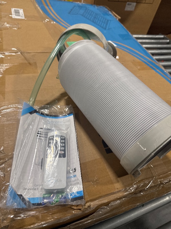 Photo 1 of ********It turns on perfectly.******** SereneLife Small Air Conditioner Portable 12,000 BTU with Built-in Dehumidifier - Portable AC unit for rooms up to 550 sq ft - Remote Control, Window Mount Exhaust Kit