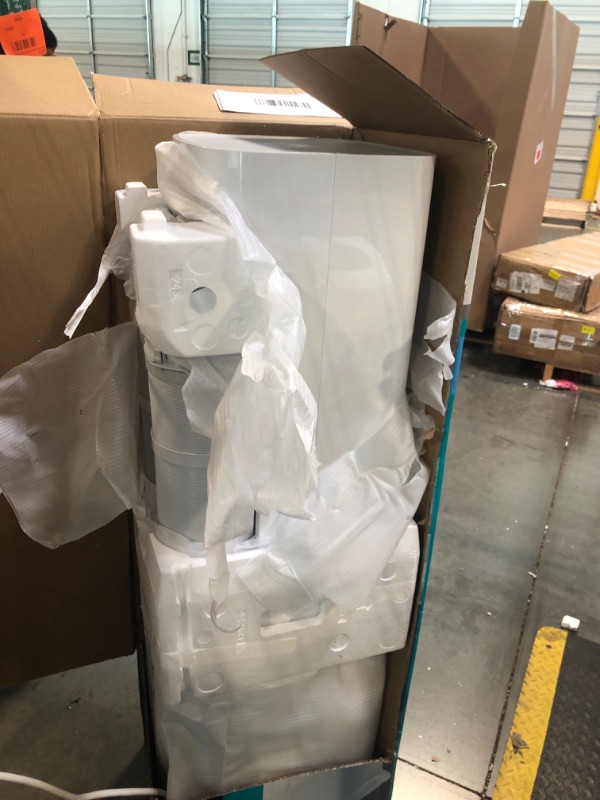 Photo 1 of *********TURNS ON PERFECTLY******* Hisense API0825UW1D Smart Inverter Twin Hose 8,000 BTU (DOE) 350 SF Heat/Cool Tower Portable Air Conditioner, White