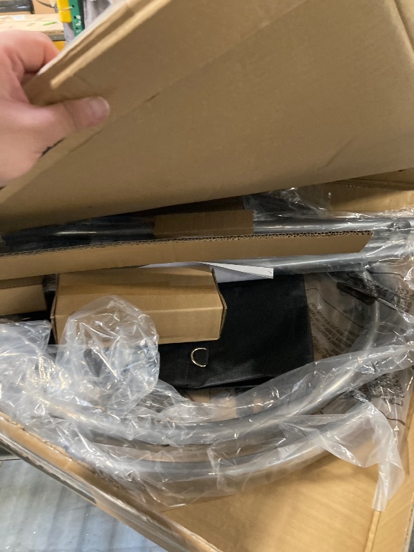 Photo 1 of ***NOT CREAM  ITS BLACK*****Laundry Basket with Wheels, 170L Rolling Laundry Hamper with Removable Bag and Steel Frame, Round Laundry Cart with 4 Casters and 2 Brakes, Ideal for Bedroom, Bathroom, Laundry Room, Cream