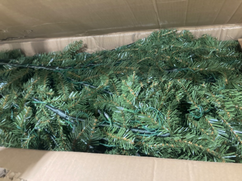 Photo 1 of ***LIGHTS DONT TUURN ON****National Tree Company 10 ft Pre-Lit Dunhill Fir Artificial Christmas Tree, 1,200 LED Lights, 5,090 Tips, PowerConnect, Foot Pedal, 10 Light Functions, Includes Stand, Green