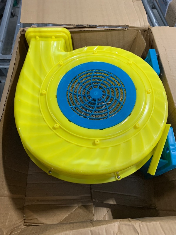Photo 1 of ***SIMILAR ITEM***
750W Air Blower, QILEBA 1HP Powerful Bounce House Blower for Inflatables, Portable Inflatable Bubble House Blower Fan Pump for Spray Booth, Bouncy Castle, Jumper, Water Slid, Blower Corded(750W)