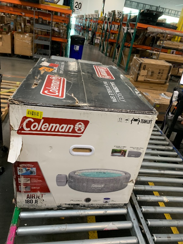 Photo 1 of ***SIMILAR ITEM***
Coleman SaluSpa Miami AirJet 2 to 4 Person Round Inflatable Hot Tub Portable Outdoor Spa with 120 Soothing AirJets and Insulated Cover, Black