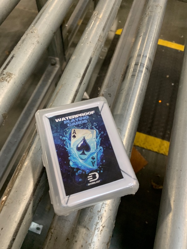 Photo 1 of ***SIMILAR ITEM***
Hoyle Waterproof Playing Cards, Clear Plastic Deck of Cards for Outdoor Card Games, Camping, Beach, Pool & Travel Games (1 Deck)