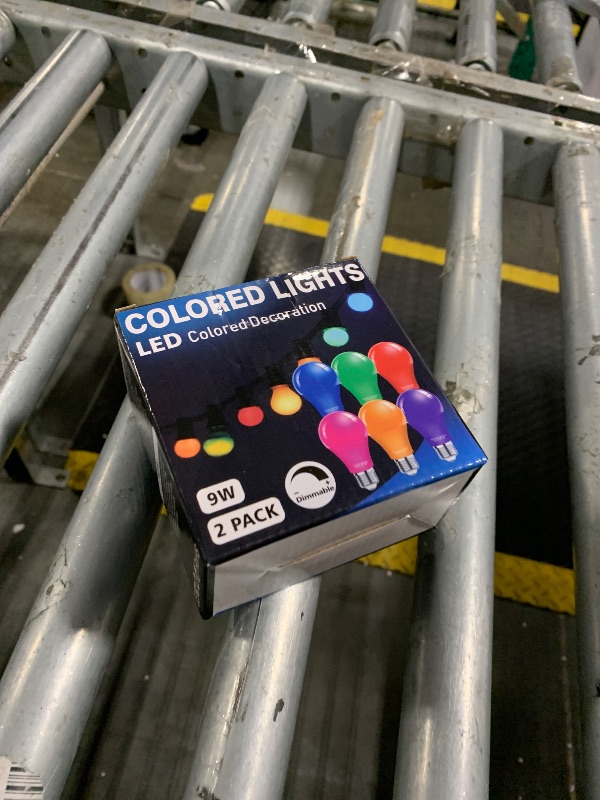 Photo 1 of ***SIMILAR ITEM/COLORED LIGHTS***
Gonhom A19 LED Green Light Bulb, 9W Equivalent to 100W, Dimmable, E26 Base, 20000Hrs, for Party Decoration, Holiday Lighting, Halloween Light Bulbs, 2 Pack