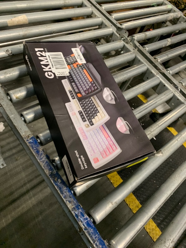 Photo 1 of **MISSING PARTS**
SABLUTE Gaming Keyboard and Mouse, Quiet Membrane Keyboard with RGB Backlit Mechanical Feel, PC Gaming Keyboards Multimedia Knob, Anti-Ghosting, Ergonomic Wrist Rest & 3200 DPI Mouse for Gamer/Office