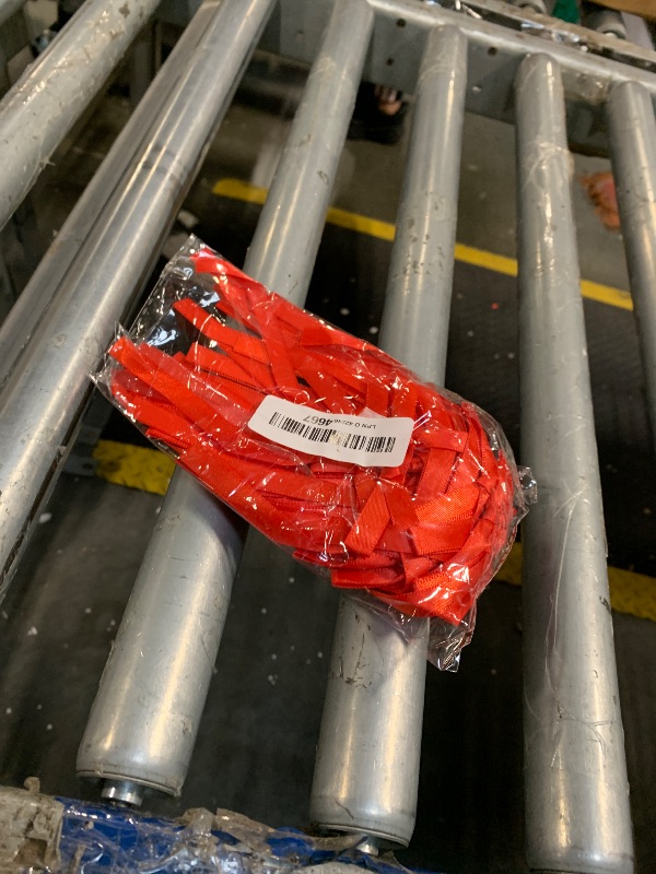 Photo 1 of 30 Pack Bow Cake Toppers Red Ribbons Bows for Cake Coquette Themed Red Bow Birthday Decorations for High Footed Cup Balloon Wall Birthday Wedding Christmas Party Supplies