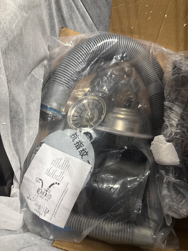 Photo 1 of Dual Waterfall Kitchen Sink Modern Kitchen Sink Single Bowl Digital Smart Sink with Soap Dispenser Stainless Steel Sink with Pull-Out Faucet Workstation Sink with Honeycomb