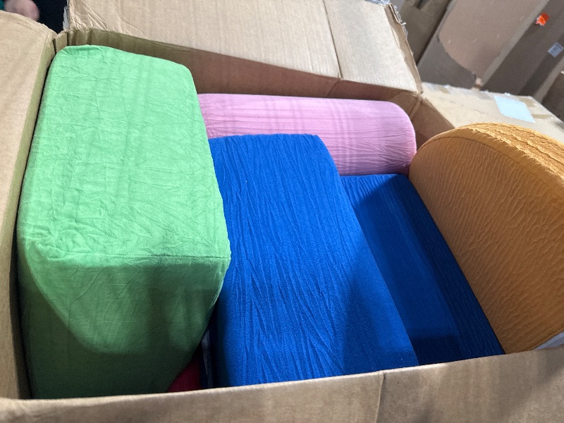 Photo 1 of *** SIMILAR IMAGE UNKNOWN SIZE OR MODEL**cjdropshipping 8 Piece Toddler Climbing Blocks?Soft Play Climbing Toys Indoor for Toddlers Ideal Crawling and Exploration Play Set for Baby Gym/Toddler Playground (Rainbow Color, 6pcs)