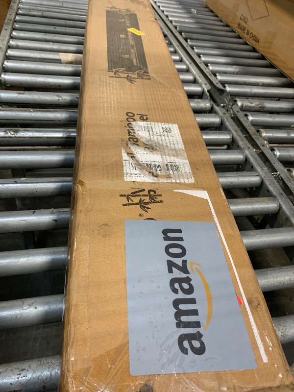 Photo 1 of **  SIMILAR IMAGE UNKNOWN SIZE OR MODEL***Art3d Natural Bamboo Wall Panel for Interior Decor, Renewable Pole Wrap Wainscoting Paneling for Wall Ceiling Furniture Cabinet Office, 12 x 96 Inch, 2-Pack - Dark Burned