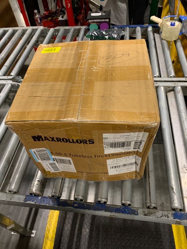 Photo 1 of (2 Pack) MAXROLLORS 13x6.50-6 Lawn Mower Tires Tubeless, Replacement 13x6.5-6 Zero Turn Tires Garden Riding Tractor Lawnmower Tires Smooth, 4 Ply, 480 lbs Capacity