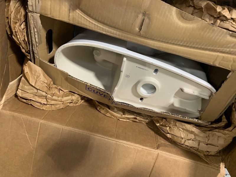 Photo 1 of **** MISSING TANK **** TOTO® Drake® WASHLET®+ Two-Piece Elongated 1.6 GPF TORNADO FLUSH® Toilet with S7 Contemporary Bidet Seat, Cotton White - MW7764726CSG#01