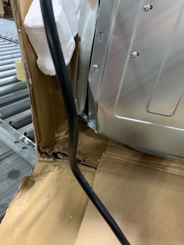 Photo 1 of *** USED ITEM HAS DENTS****  24 Inch Electric Single Wall Oven, 2.5 Cu.ft Built-in Convection System with 8 Cooking Functions in Stainless Steel, Touch Control