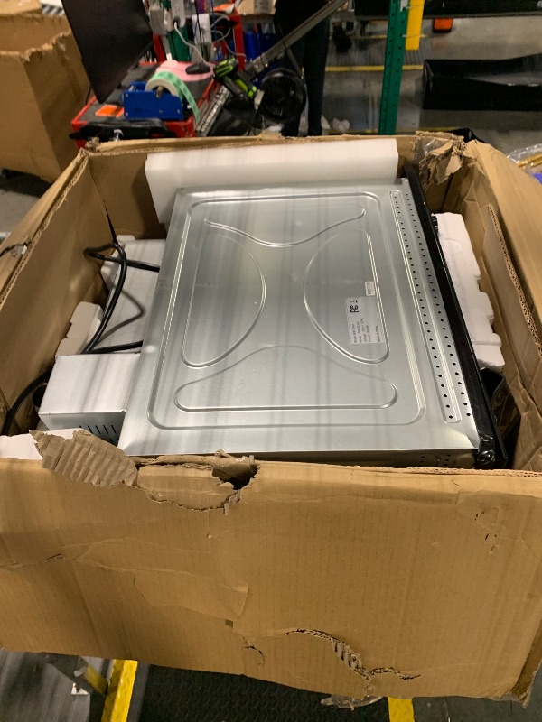 Photo 1 of *** USED ITEM HAS DENTS****  24 Inch Electric Single Wall Oven, 2.5 Cu.ft Built-in Convection System with 8 Cooking Functions in Stainless Steel, Touch Control