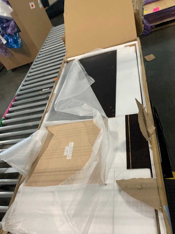 Photo 1 of Techni Mobili Classic Computer Desk with Multiple Drawers, 29.5" x 23.6" x 51.2", Wenge