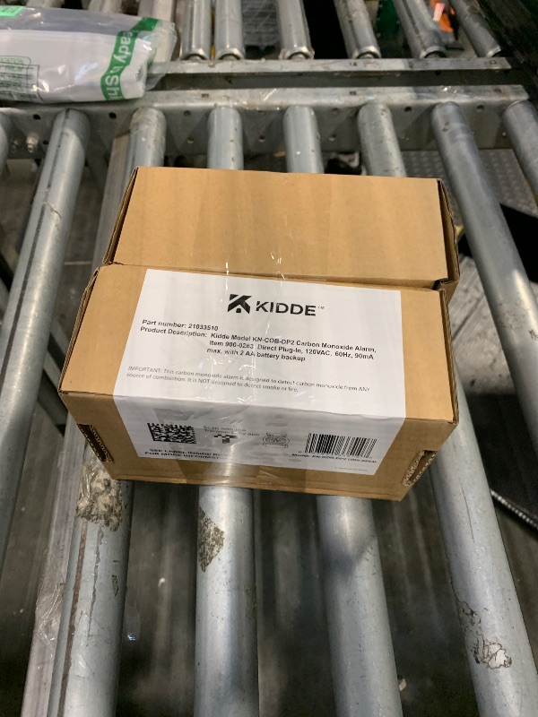 Photo 1 of ***** 2PK BUNDLE *** Kidde Carbon Monoxide Detector, Plug in Wall with AA Battery Backup, Test-Hush Button