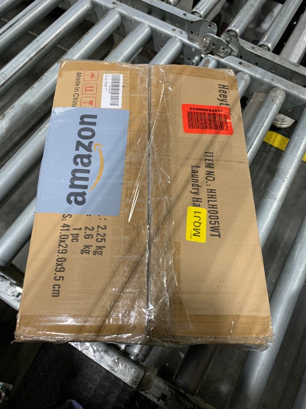 Photo 1 of ** MISSING SCREWS **** Laundry Hamper with Wheels, 90L Laundry Basket with Handle, Laundry Sorter with Removable Liner Bag