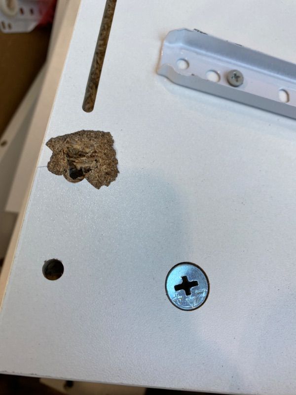 Photo 1 of ***MINOR DAMAGE*** ***READ CLERK NOTES*** Fluted Nightstands Set of 2, Modern Bedside Table with Drawer and Storage Shelf, Wood End Table Mid Century Night Stands for Bedroom Living Room Sofa Couch Office (White)