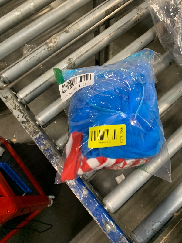 Photo 1 of **MISSING SOCKS** Hicarer 4 Costume Set for Women Include Red Blue Tulle Tutu Skirt Striped Socks Stretchy Gloves Ponytails Headband(Lake Blue, S)