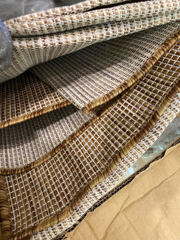 Photo 4 of Woven Rug – Natural, Boho Large Area Rugs for Bedroom, Living Room | Farmhouse Décor Kitchen Floor Rug