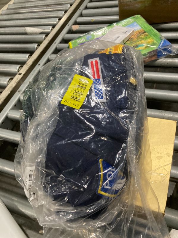 Photo 1 of ***Tie and badge are missing.*** Spooktacular Creations Halloween Cop Costume Men, Blue Police Costume for Cop Adult Halloween Costume Cosplay Party S