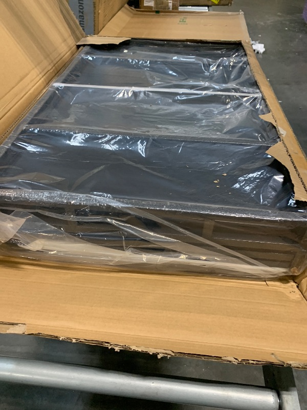 Photo 1 of **Factory Sealed** Homey Pet 37 inch Stackable Heavy Duty Dog Crate, Indestructible Escape Proof Dogs Cage Kennel with Lockable Wheels, Removable Tray & Metal Grid, Double Doors for High Anxiety Medium/Small Dogs