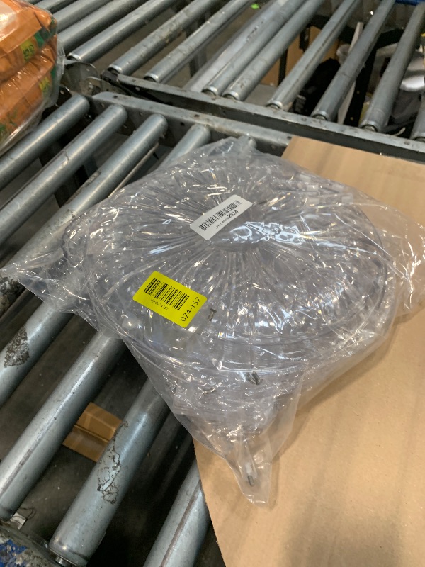 Photo 1 of RimCereal 6 Pcs Acrylic Cake Stands Set Include 2 Display Risers 1 Pcs 4 Tier Cupcake Tower and 3 Clear Round Dessert Trays Cake Table Holder for Wedding Baby Shower Decoration(Novel Style)