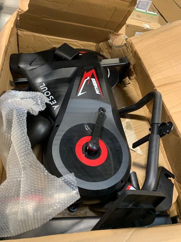 Photo 1 of *Missing manuel* Merach Exercise Bike, Brake Pad/Magnetic Stationary Bike with Exclusive App, Low Noise Indoor Cycling Bike with 270LBS Weight Capacity, Dumbbell Rack and Fitness Courses for Weight Loss