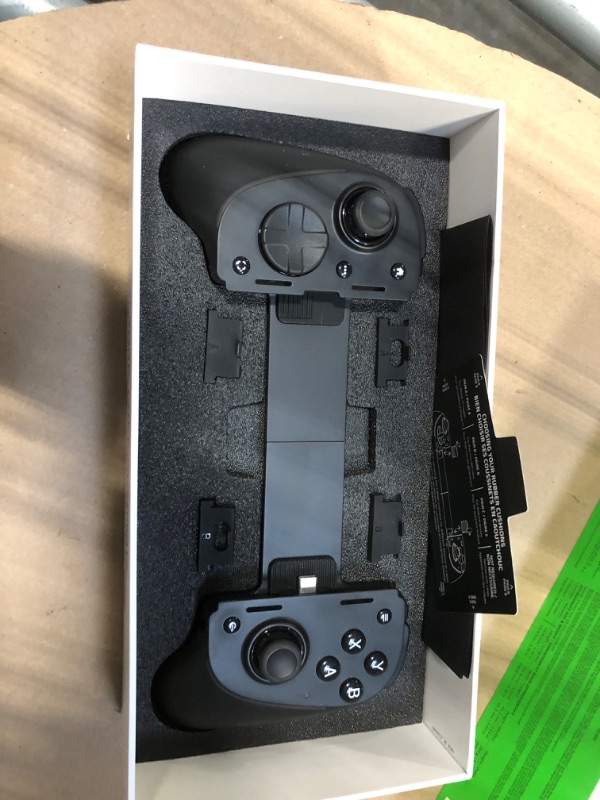 Photo 1 of Razer Kishi Ultra Gaming Controller for Android, iPhone 15 & 16 Series, iPad Mini A17 Pro & 6 (USB C): Pro Controls - Ergonomic Grip - Stream PC, Xbox, PS5 Games on Mobile, Phone, Tablet - Chroma RGB