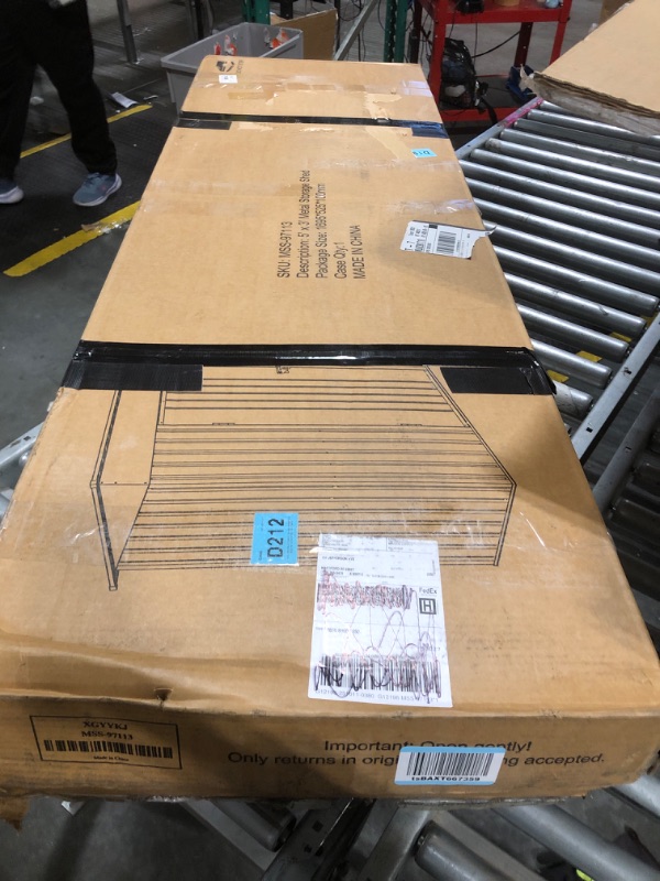 Photo 1 of ******  STOCK PHTOTYO FOR REFERENCE ***** Breezz 5x3FT Vertical Outdoor Steel Storage Shed, Lockable Doors, Compact Metal Tool Shed for Garden, Backyard, Patio, Utility, and Bike StoragE