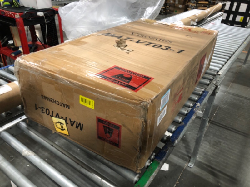 Photo 1 of ** MISSING CHAIR**
Viaozutis Vanity Desk with Mirror and Lights, with Hidden Shelves,4 Compartments,2 Drawers,Cabinet & Stool,Dimmable LED Lights,Power Outlets, Ideal for Bedroom Vanity Organization(White)