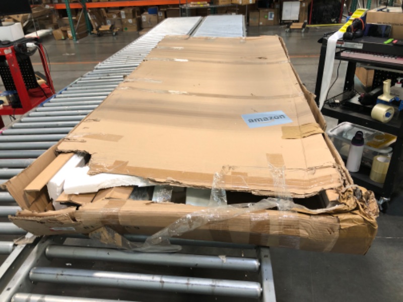 Photo 1 of ** MISSING INSTRUCTIONS**
DreamLine Infinity-Z 50-54 inch W x 72 inch H Semi-Frameless Sliding Shower Door in Matte Black