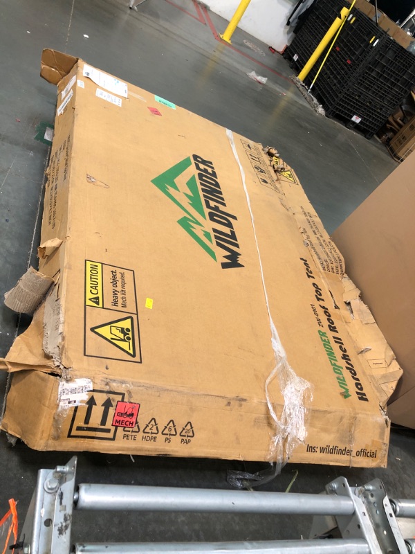 Photo 1 of ** MISSING INSTRUCTIONS AND HARDWARE**
WildFinder Rooftop Tent Hard Shell Roof Top Tent Hardshell Suitable for Jeep SUV Truck Van,Camping Car Roof for 2-3 Person