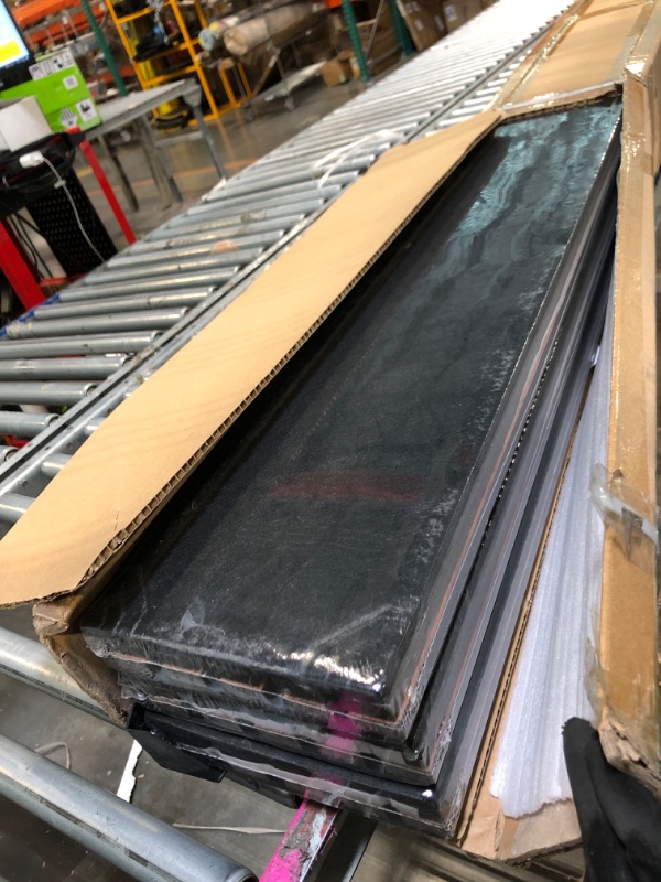 Photo 1 of ** FACTORY SEALED**SOLD AS IS NO REFUND/RETURN**
6 Pack Acoustic Wood Wall Panels, 94"x 7.9" Each Soundproof Wood Panel, 3D Fluted Wood Slat Paneling for Wall and Ceilings, Classic Brown