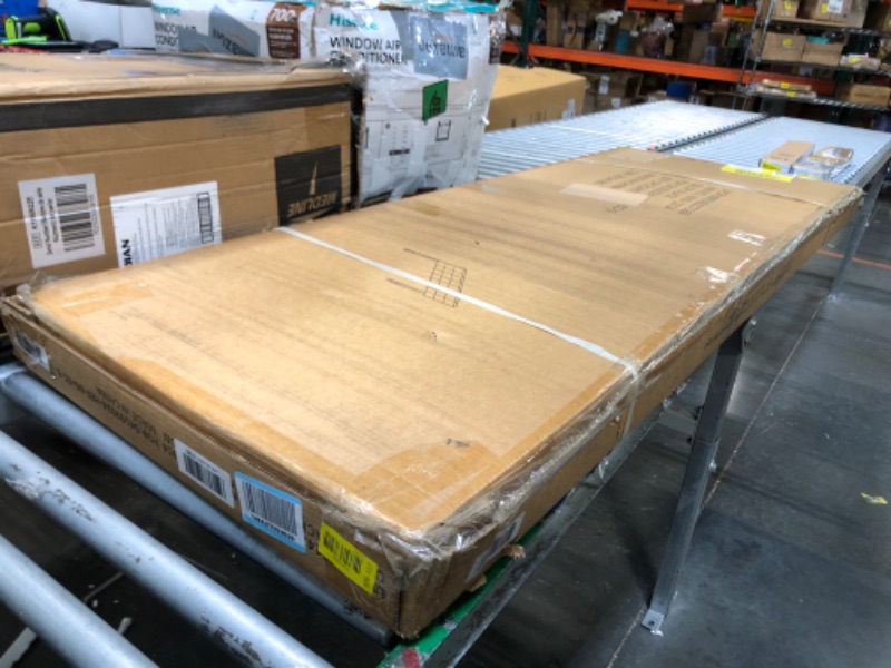 Photo 1 of ** FACTORY SEALED**SOLD AS IS NO REFUND/RETURN**
Flash Furniture Bedford Tufted Upholstered Headboard for Queen Size Bed, Contemporary Fabric Tufted Headboard with Adjustable Height, Black