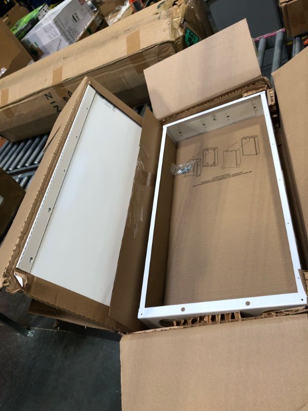 Photo 1 of ** FACTORY SEALED**SOLD AS IS NO REFUND/RETURN**
On-Q 28" Structured Media Enclosure with Hinged Cover Lock, 20 Gauge CRS, Flush or Surface Mount