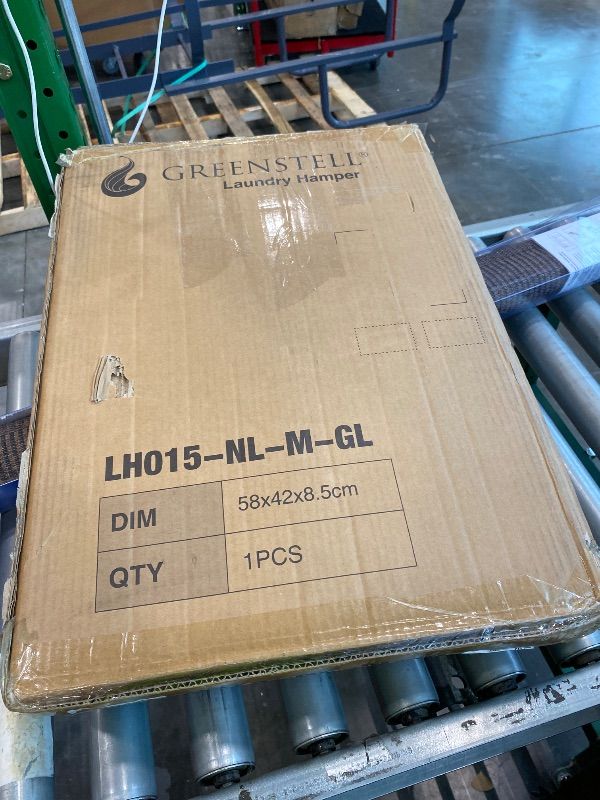 Photo 1 of ** FACTORY SEALED**
Greenstell Laundry Hamper with Wheels, 11.9 Gallon (45L) Small Clothes Hamper with 2 Removable Liner Bags & 2 Mesh Bags, Slim Rattan Laundry Basket for Bathroom, Bedroom, Natural