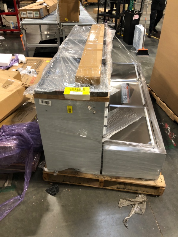 Photo 1 of ** FACTORY SEALED**SOLD AS IS NO REFUND/RETURN**
72 inch Rolling Tool Chest, Garage Workbench with 15 Drawers, Solid Rubber Wood Top & with Wheels Lock Key Locking, Mobile Workstation Tool Cabinet for Workshop Storage